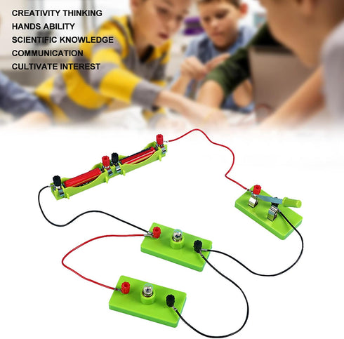 DIY Parallel Series Circuit Learning Kit for Kids - Educational Physics Experiment Tool for Basic Electricity Study