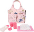 Bebamour 7 Pcs Baby Doll Diaper Bag Set Baby Doll Bottles and