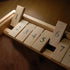 9 11 inches WE Games Classic Dice Board Game Number Flip Tiles with Natural Wooden Box