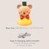 30-Min 3-Level Dimmable Taf Toys Silicone Kids Night Light Adjustable Brightness Levels & Timer Tap Control Baby Night