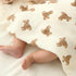 47" x40, insular Cotton Muslin Baby Blanket with Tassel, Boho Bohemian Muslin Swaddle Blanket Baby Receiving Blanket