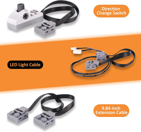 9-in-1 Set WEERSHUN Motor Kit Compatible with Most Stud Building Blocks, Motor with Powerful Motors, Advanced Remote