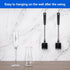 SweeBe Bottle Brush, Long Stainless Steel Handle Water Bottle Brush Cleaner, Sports Bottle Scrubber, Kitchen Scrub
