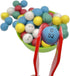 Plastic Bingo Balls, 3/5 inch Multicolored | 75 Count, Perfect for Bingo Nights, Raffles, and Lost Ball Replacements