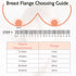 27mm S9 Pro/S12Pro Replacement.S9 Pro/S12Pro Replace,27mm(2PCS) Breast Pump Flange Compatible with Accessories.Wearable