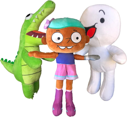 3PC Cartoon Stuffed Plush Pillow, 12" Stuffed Animal Toy for Fans, Suitable for Children, Girls, Boys