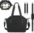 Generic Stroller Diaper Bag - Waterproof Supplies Storage, Mom Bag Milk Bottle Holder, Large Capacity Tote | Wet Wipes