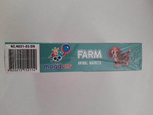 FARM Animal Magnets - Real LARGE Fridge Magnets for Toddlers, Educational Toys for 3 Year Olds
