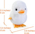 HawaStar (Pack 4) Easter Wind-Up Plush Toys Fluffy Realistic Jumping Chicks & Ducks for Kids