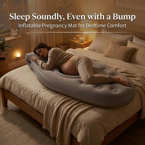 EasTeebw Tummy Inflatable Nest Pregnancy Pillow with Belly Hole, Belly Mattress for Pregnancy Pillow Stomach