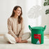 Mergct Toy Storage Bin with Play Mat, Large Collapsible Storage Basket for Building Blocks, Stuffed Animals & Toys