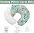 Summer Cute Dogs on Floats Baby Nursing Pillow Covers for Boy Girl Puppy Pool Party Nursery Feeding Pillowcase