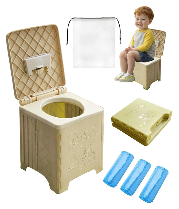 ZHZCJB Travel Potty,Car Potty for Toddler,Portable Toilet for Kids,with Travel Bag and 45