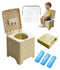ZHZCJB Travel Potty,Car Potty for Toddler,Portable Toilet for Kids,with Travel Bag and 45