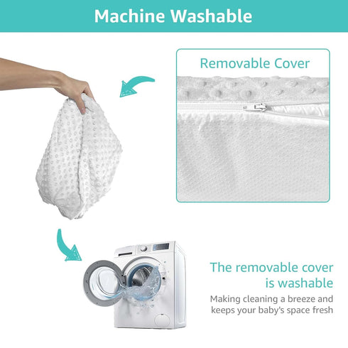 YENING Waterproof Baby Changing Pad - Soft Mattress Cover for Toddlers