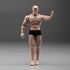1/12 Figure,6inches Male Action Strong Muscular Body Man Soldier Super Flexible Figure Model for Custom Sketch Practice
