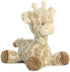 8 Inches Aurora Snuggly Loppy Giraffe Baby Stuffed Animal - Comforting Companion - Imaginative Play - Brown