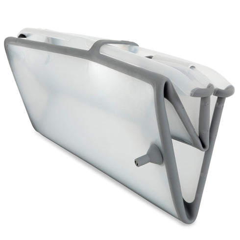 Evolur Supple Baby Spa Bath Tub Foldable Portable Bathtub with Transparent Safety View for Newborns & Infants, Compact