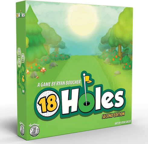 18 Holes: Second Edition Base Game - Compete to Create a Golf Course, Seabrook Studios, Ages 14+, 1-5 Players