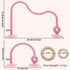 Baby Sensory Teething Chew High Chair Suction Toys, Food Grade Silicone Teether with Oak Loop for Infants