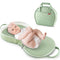 Portable Waterproof Leather Diaper Changing Pad Compact for Travel Diaper Bag, Easy