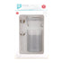 Bumkins Baby and Toddler Cups - Spill Proof Sippy Cup with Straw, Platinum Silicone, Holds 7oz