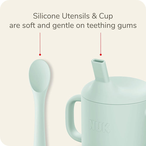 NUK Silicone Baby Utensils