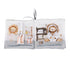 0-12 Tummy Ali+Oli Baby Cloth Book Soft Sensory Crinkle Book with Teether for Infants Months Early Learning Touch