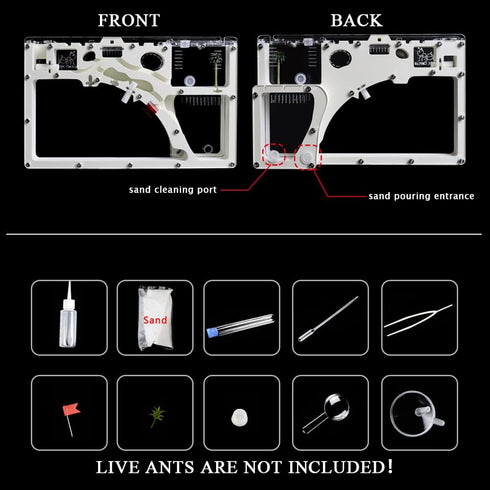 Ant Farming Castle, Educational Habitat Science Learning Kit for Live Ants, Toy Kit for Kids