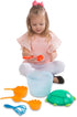 Melissa & Doug Sunny Patch Seaside Sidekicks Sand Baking Set - Beach Toy for Kids Ages 3+