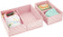 Closet, Set 2, 4 Pack, mDesign Fabric Drawer Organizer Bins, Kids/Baby Nursery Dresser, Shelf, Playroom Organization