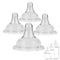 Baby Bottle Nipple for Gulicola Natural Glass Bottle,3m+,Size M Soft Silicone Nipples,Meudim