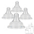Baby Bottle Nipple for Gulicola Natural Glass Bottle,3m+,Size M Soft Silicone Nipples,Meudim