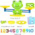 miYou STEM Math Toy - Educational Balance Game and Counting Frog Set for School Kids Ages 3-7