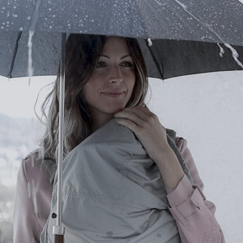 Summer MiaMily Universal Cover for Wind and Rain, with Hood, Universal, Waterproof and Windproof Baby Carrier Cover
