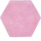 WERSHOW Hexagon Coral Rug - Ultra Soft Carpet for Princess Castle Playhouse Bedroom