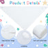 30 Set Giegxin Pcs Muslin Baby Bibs White Baby Bandana Drool Bibs Unisex Solid Colors for Girls Boys Newborn Soft
