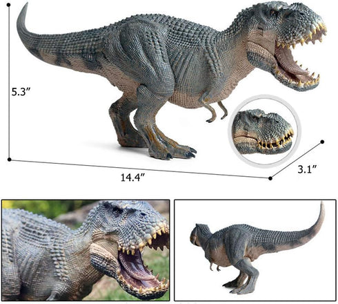 Dinosaur Toy Vastatosaurus Rex with Movable Jaw, Realistic Dinosaur Action Figure Vrex Toy Plastic Educational Animal Model Figurine for Collection Gift, Birthday Gifts, Party Favor