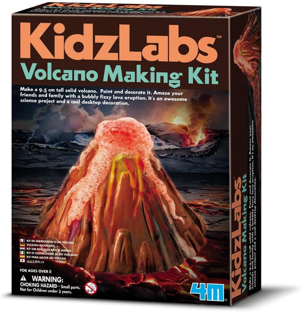 4M KidzLabs Volcano Making Kit: DIY Science Kit for Boys & Girls Ages 8+