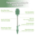 Green-1pk haakaa Cleaning Brush Silicone Bottle Brush Double-Ended Soft Silicone Bristles for Breast Pumps, Breast Milk