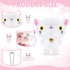 9 Pieces Mini Cat Plush Stuffed Animals, Cute Small Kittens for DIY Keychain Birthday Decoration