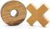 BSIRI Tic Tac Toe Wooden Board Game with X-O Pieces, Unique Gifts for Kids and Adults