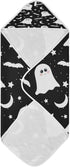 YETTASBIN 30 30 Inch Halloween Ghost Baby Towel, Ultra Soft Absorbent Cotton Baby Hooded Bath Towel for Newborn Baby