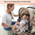 KAKIBLIN Infant Car Seat Insert, Newborn Stroller Liner, Baby Car Seat Head Support Cushion