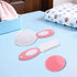 Set Mikinona Scalp Brush and Nylon Comb for Newborns and Infants, Pink, Soft Silicone Scrubber, Suitable for Wet