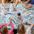 10pcs eatsleepdoodle Coloring World Map Tablecloth for Kids Reusable Washable Activity Table Cover with Washable