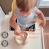 Ginbear Silicone Bibs for Babies, Waterproof Feeding Bibs with Food Catcher Pocket, Adjustable for Toddlers (Dark
