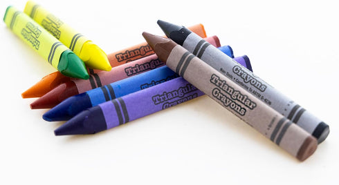 8 BAZIC Products Color Premium Quality Super Jumbo Triangle Crayon