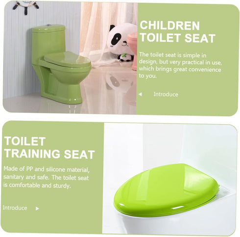 Potty Training Seat for Toddlers Comfortable Shaped Toilet Seat - Pad Lightweight and Easy to Install for Indoor