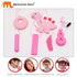Chew Necklace for Sensory Kids, 5 Pack Chewy Necklace Sensory Chew Toys for Autistic Children, Silicone Pink Dinosaur
